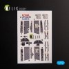 KELIK K72162 L-29 Delfin - interior 3D decals for AMK kit 1/72